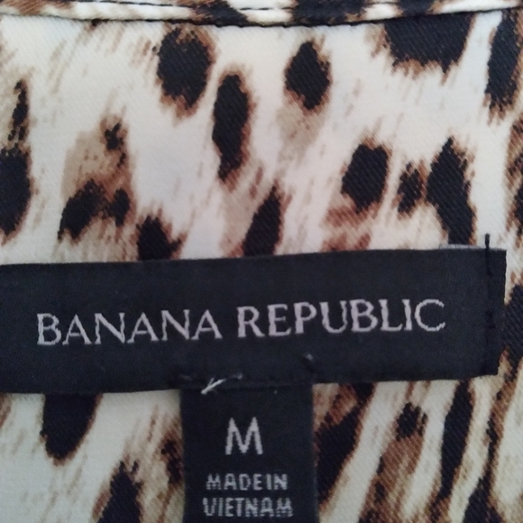 Satin Leopard Midi Shirt Dress - Picture 4 of 7